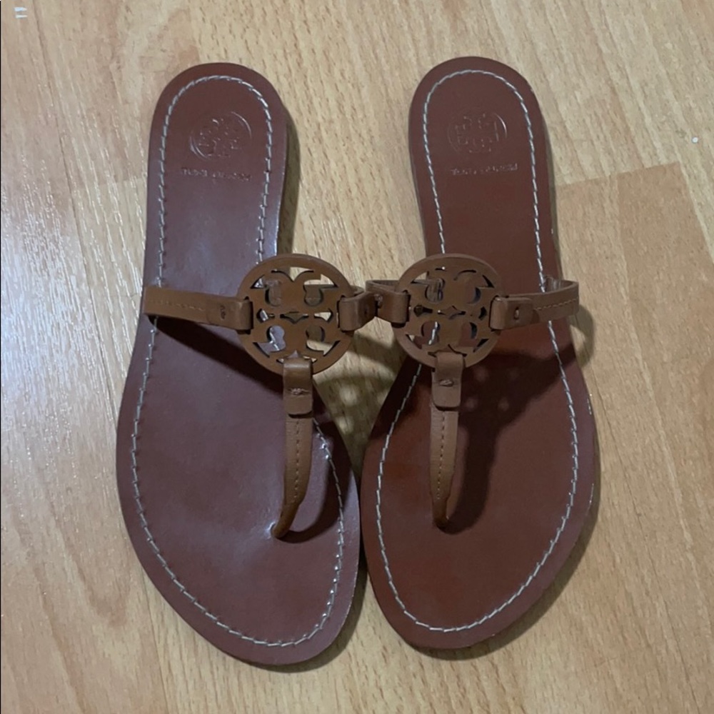 Tory Burch brown leather sandals